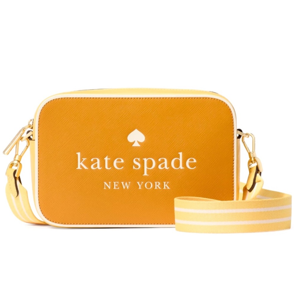 New Kate Spade Oh Snap Colorblock Mini Camera Bag Squash Blossom Multi